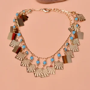 Partywear Golden Anklet
