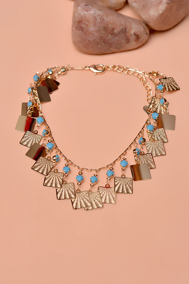 Partywear Golden Anklet