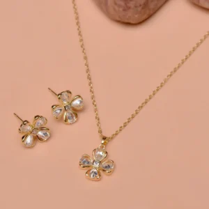Partywear golden Locketset