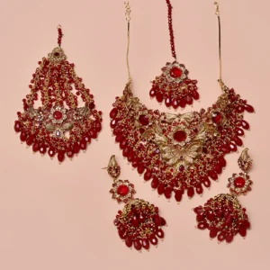 party-wear-mehroon-necklace